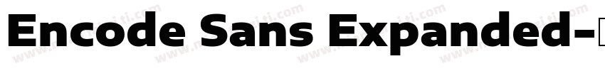 Encode Sans Expanded字体转换